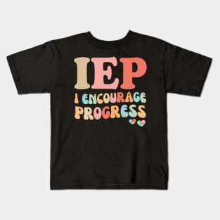 IEP I Encourage Progress Kids T-Shirt